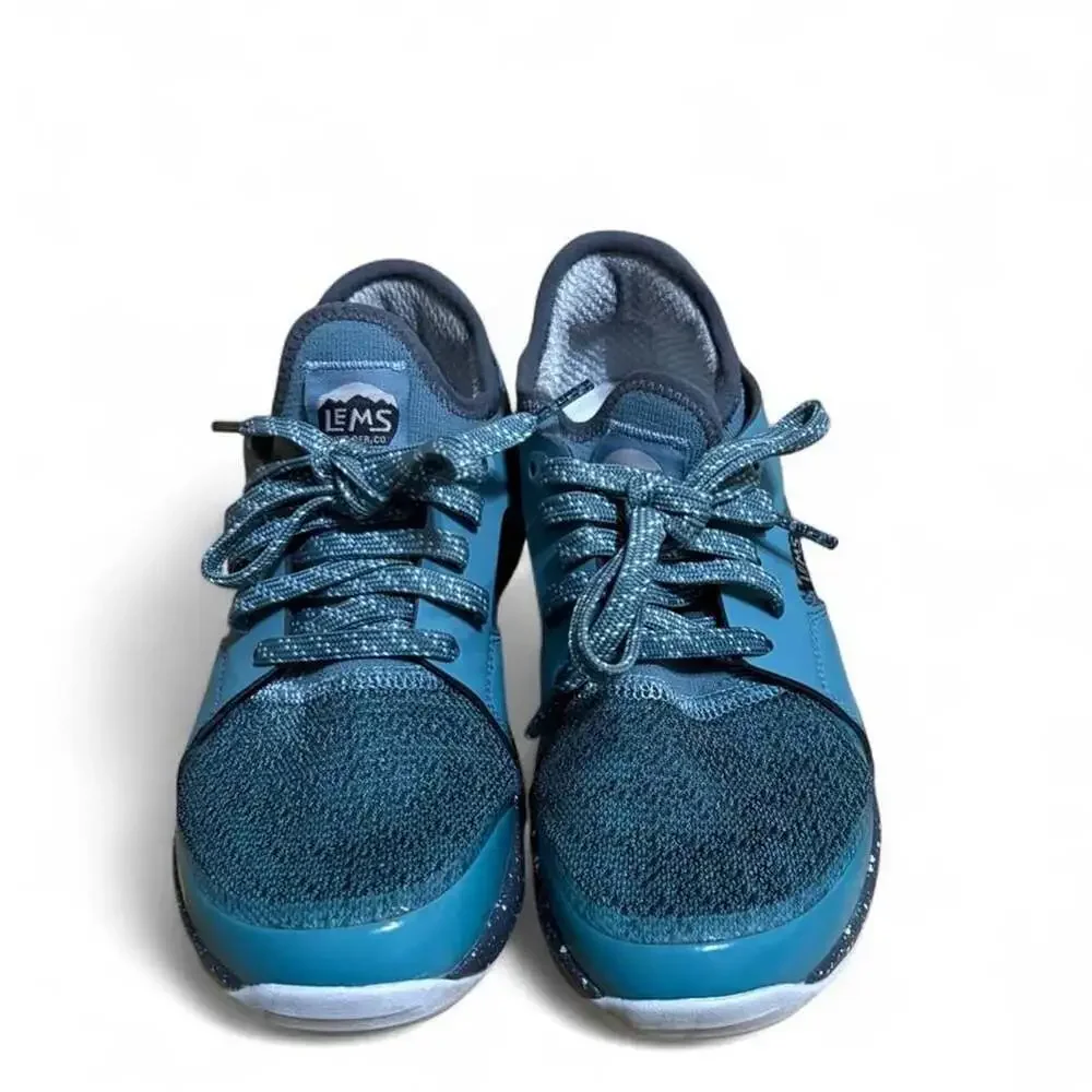 LEMS Primal Pursuit Teal Charcoal Gray Minimalist Sneakers